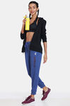 Zelocity Relaxed Fit Cotton Joggers - Blue Depth — thumbnail 4